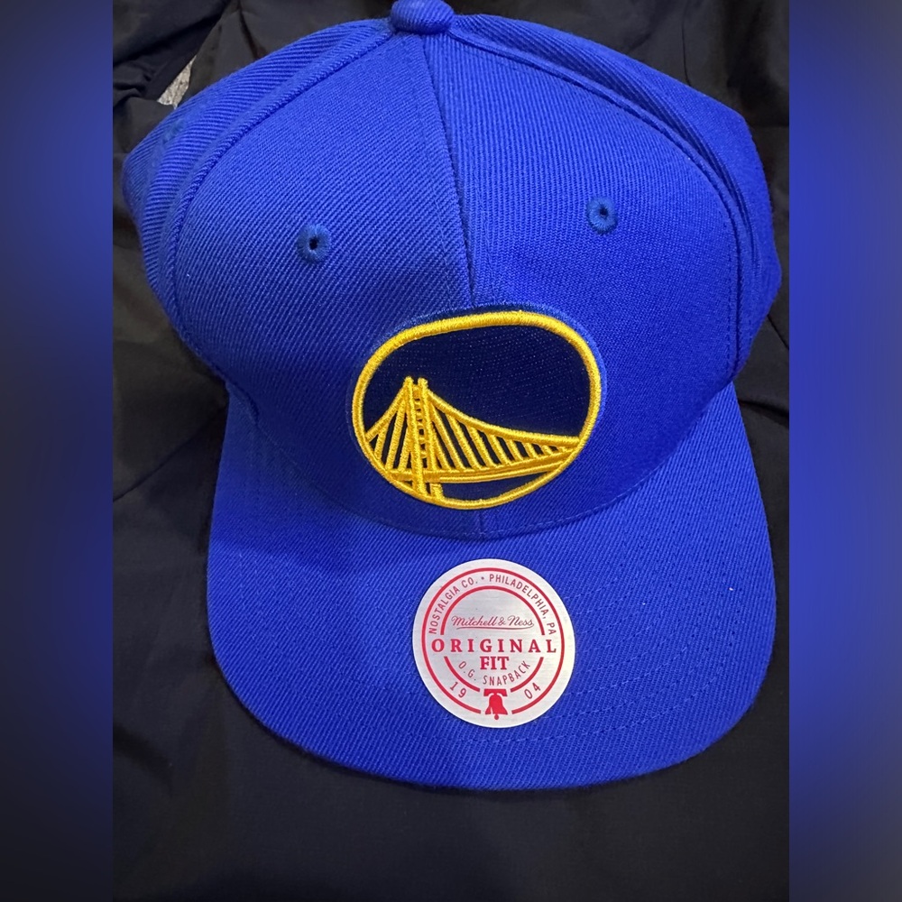 Mitchell & Ness Royal Warriors Ground 2.0 Snapback Hat. NWT - Picture 7 of 7